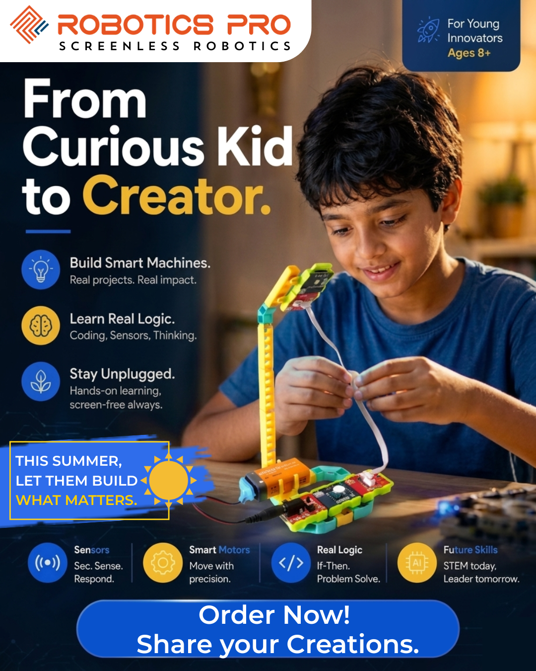 From Curious Kid to Creator β Robotics Pro